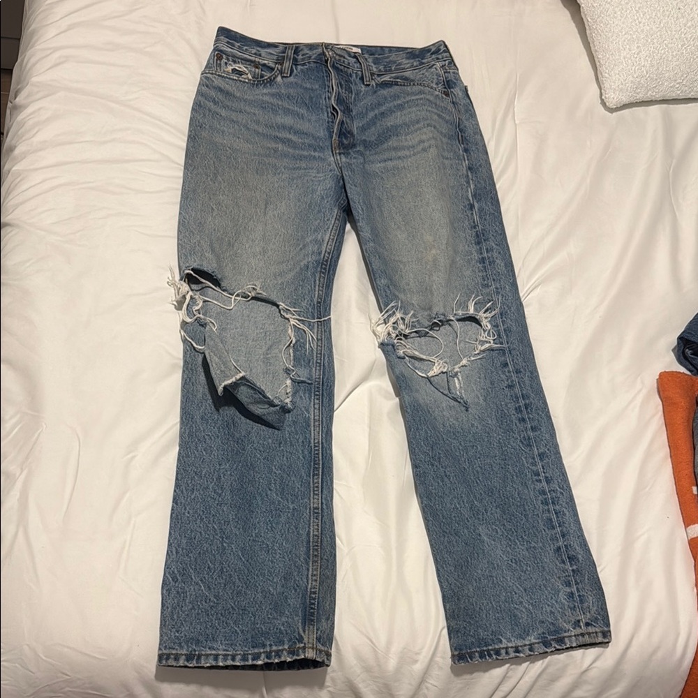 Re/Done Low Rise, Boyfriend Low Lung 90's Jeans